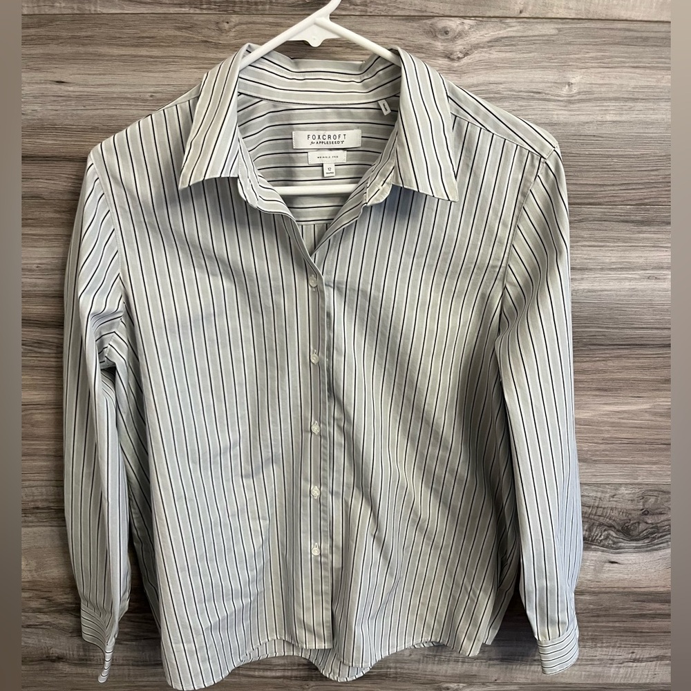 Foxcroft for Appleseeds wrinkle free button down